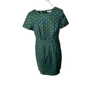 GREAT Condition BODEN $130 Textured Sierra Lined Shift Dress Floral Print‎ Dress